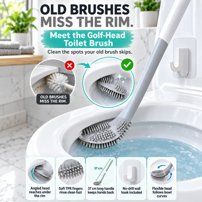 Golf brush head toilet brush.