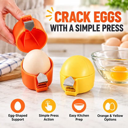 Cube Egg Opener for Clean Cracking