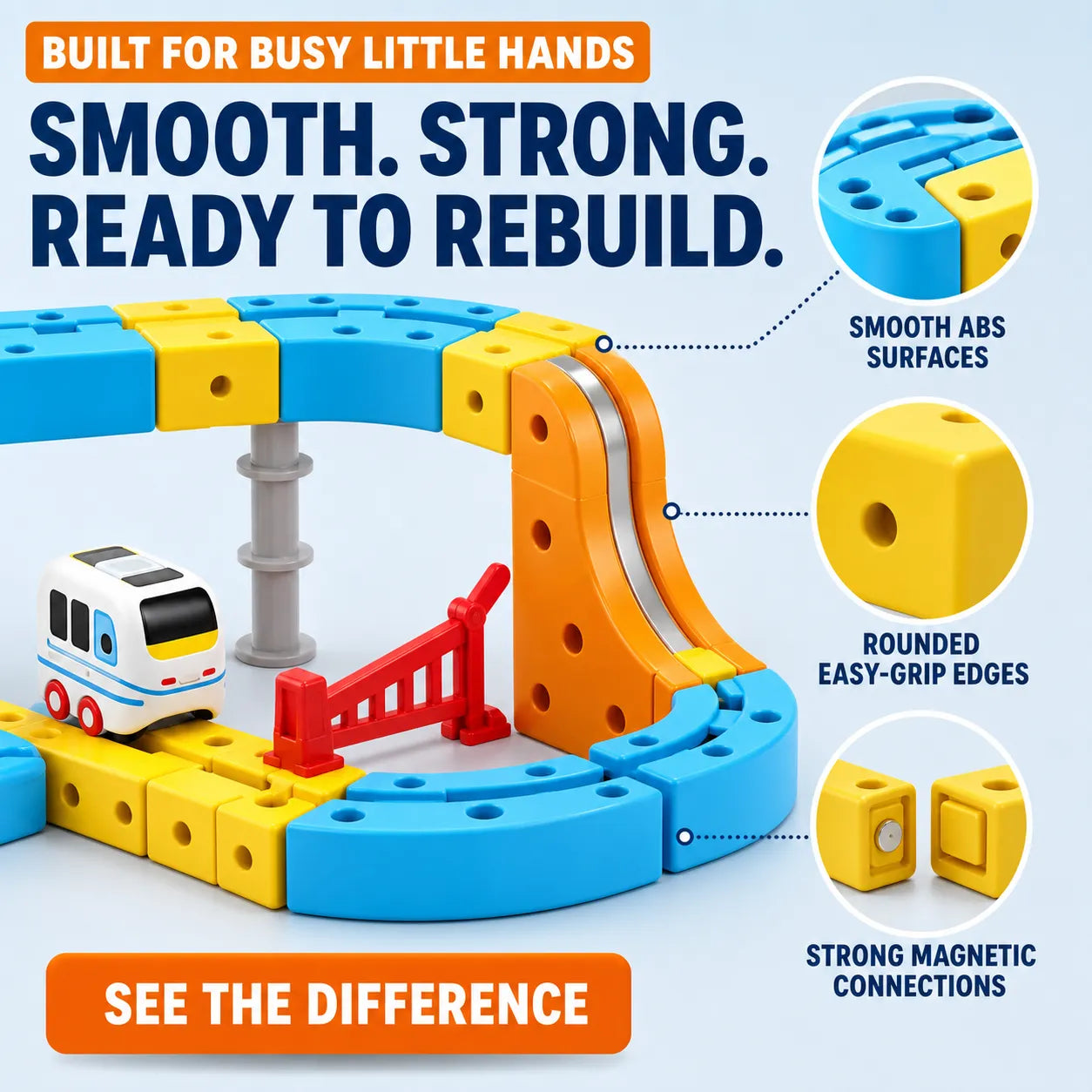 Magnetic Adventure Track Building Set
