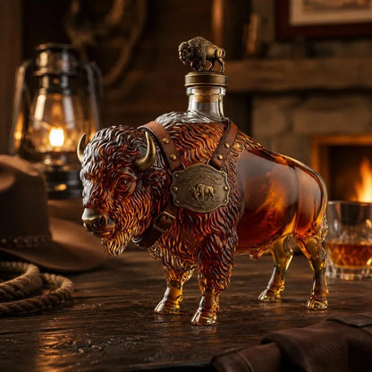 Bison Whiskey Decanter