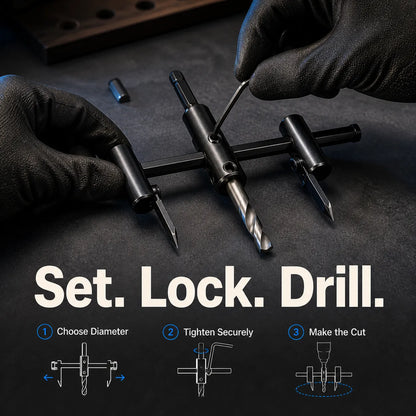 Adjustable Aircraft Type Hole Opener 30mm-120/200/300mm