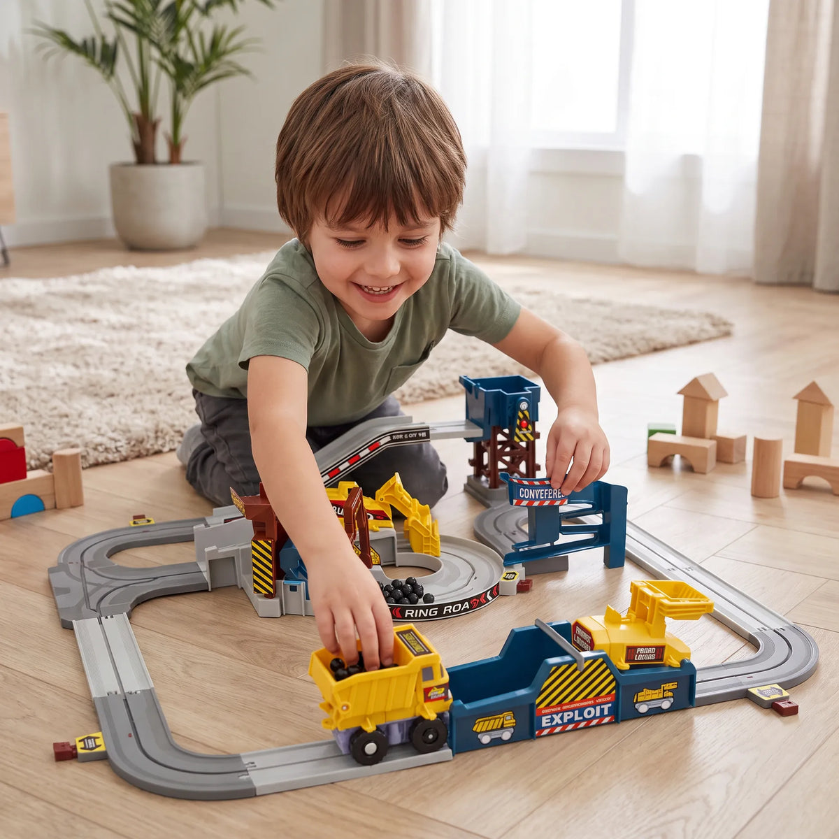 Interactive Electric Quarry Playset