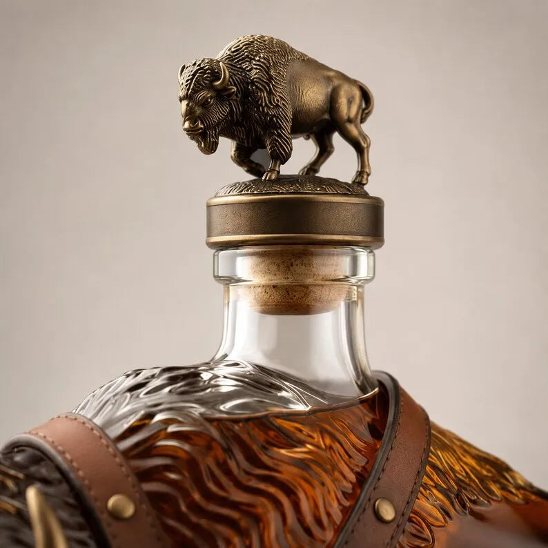 Bison Whiskey Decanter