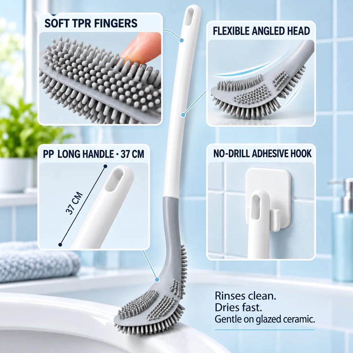Golf brush head toilet brush.