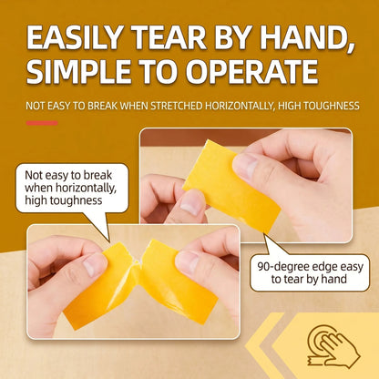 Heavy-Duty Removable Double-Sided Tape, 4 cm × 20 m, Multi-Surface Mounting
