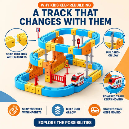 Magnetic Adventure Track Building Set