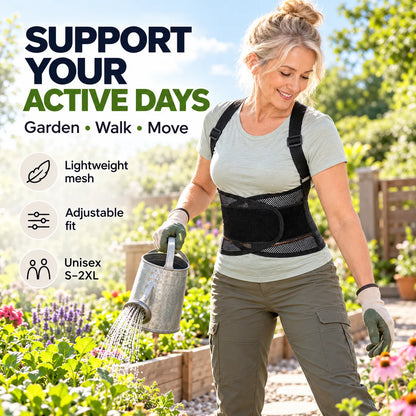 Breathable Posture Corrector - Back Pain Relief & Tummy Control