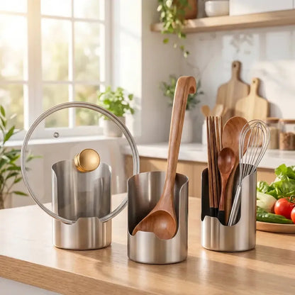 Stainless Steel Utensil Organizer