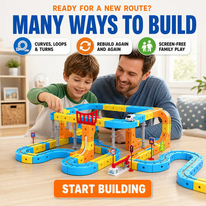 Magnetic Adventure Track Building Set