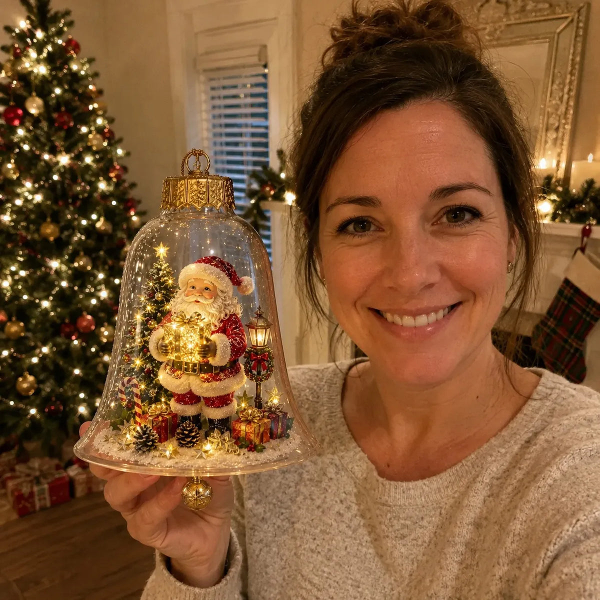 Light-Up Christmas Diorama Ornament