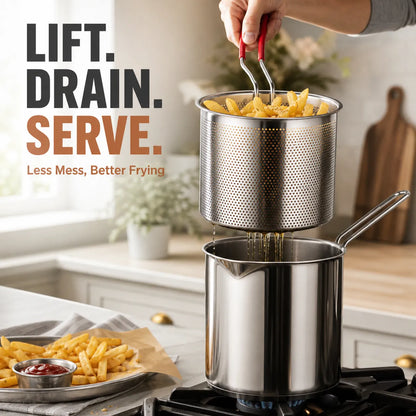 304 Stainless Steel Multifunction Fryer