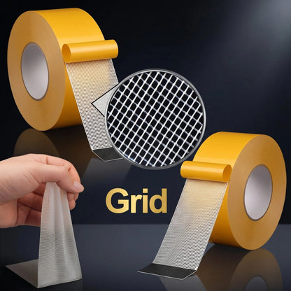 Heavy-Duty Removable Double-Sided Tape, 4 cm × 20 m, Multi-Surface Mounting