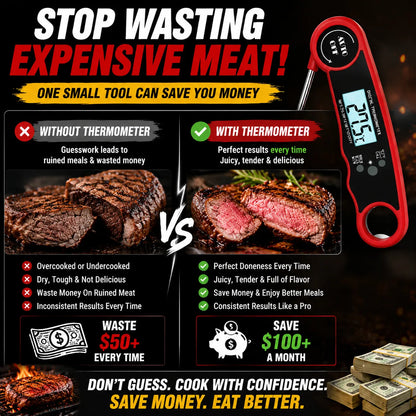 Instant-Read Digital Meat Thermometer (Dual Probe)