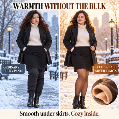 ❄️Winter Hot Sale 50% OFF!!⚡One-Seam Shaping Thermal Fleece Lined Leggings