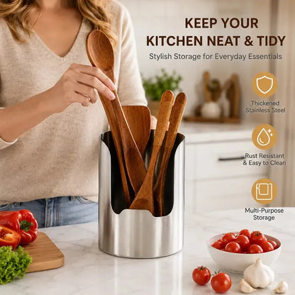 Stainless Steel Utensil Organizer