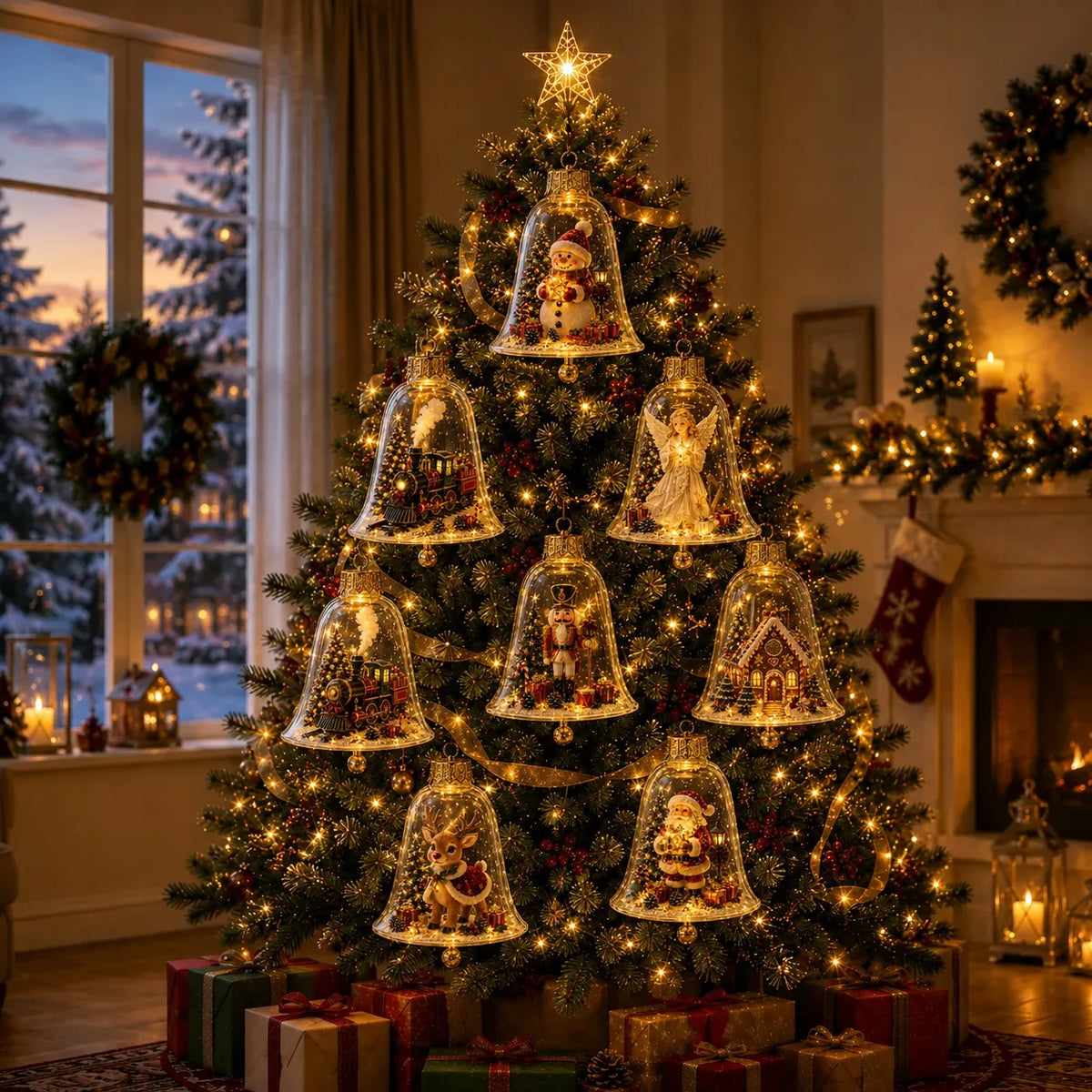 Light-Up Christmas Diorama Ornament
