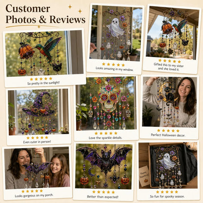 Halloween Suncatcher Wind Chime