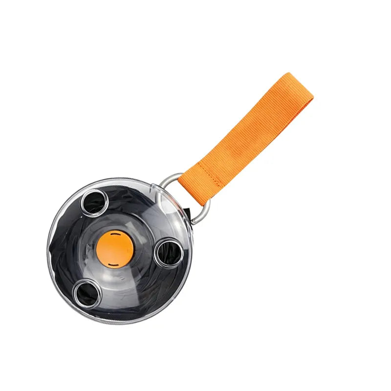Roll-Up Reusable Shopping Tote with Snap-Button Disc Closure