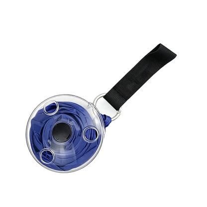 Roll-Up Reusable Shopping Tote with Snap-Button Disc Closure