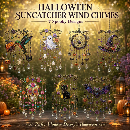 Halloween Suncatcher Wind Chime