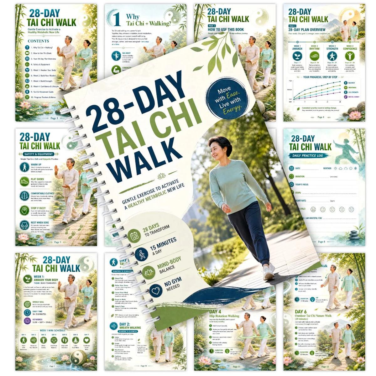 Tai Chi Walking Mind-Body Balance Guide