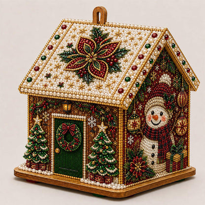 Christmas Diamond Painting Wooden House Kit