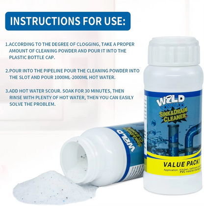 Pipe Unclogging Powder