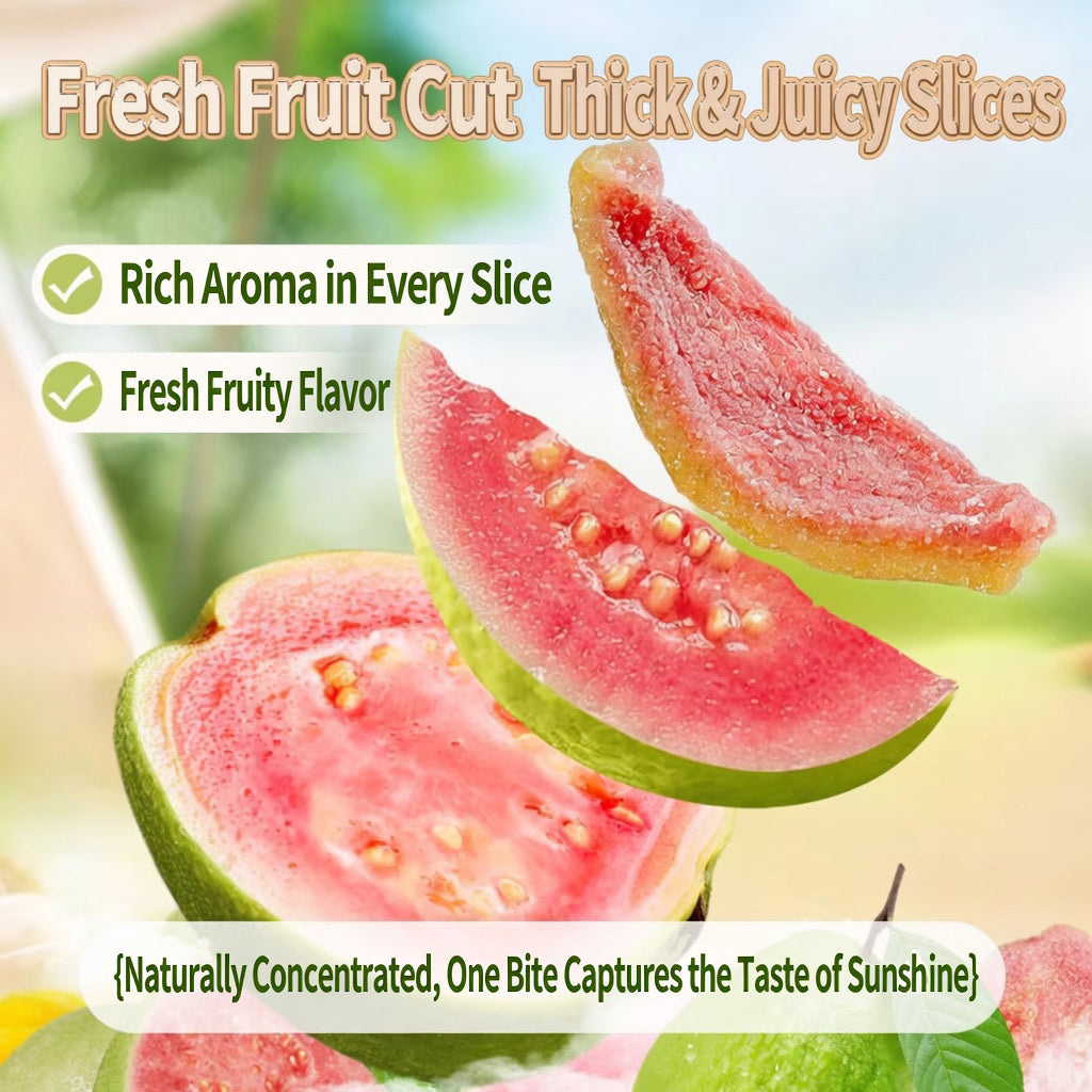 🔥 Crush Cravings, Not Your Goals! Fiber-Rich Red Guava Slices