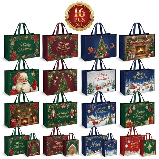 Large Christmas Gift Bags with Handles-2PCS