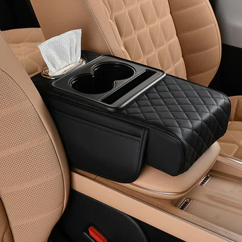 Model High Quality Leather Multifunctional Car Armrest Cushion