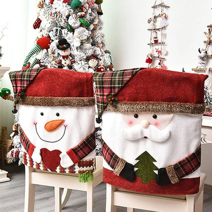 🎅✨Christmas Themed Chair Cover (20.5 × 18.5 in)
