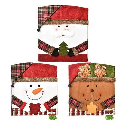 🎅✨Christmas Themed Chair Cover (20.5 × 18.5 in)