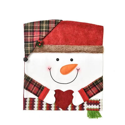 🎅✨Christmas Themed Chair Cover (20.5 × 18.5 in)