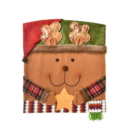 🎅✨Christmas Themed Chair Cover (20.5 × 18.5 in)