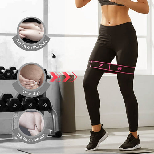 Fitness resistance band for stretching and yoga