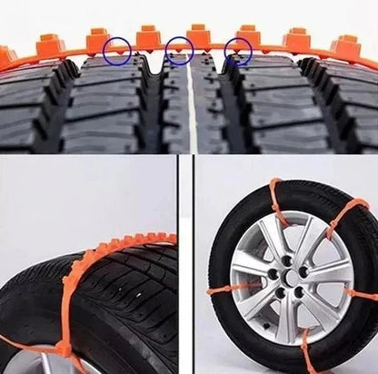 🚨 Instant Safety | Universal Nylon Tire Chains ⚡