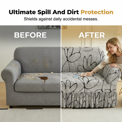 ✨ Universal Stretch Fitted Couch Slipcover