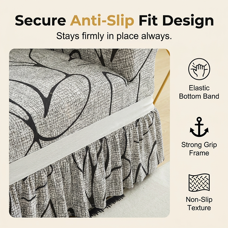 ✨ Universal Stretch Fitted Couch Slipcover