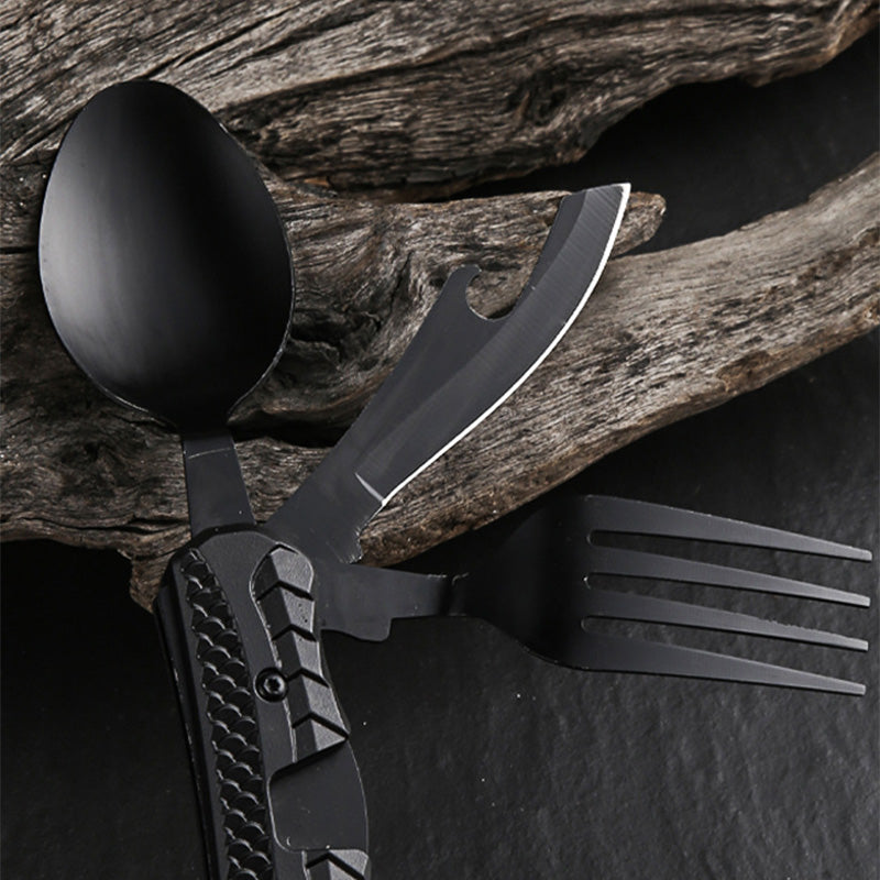 🏕️3-In-1 Outdoor Folding Multifunctional Tableware