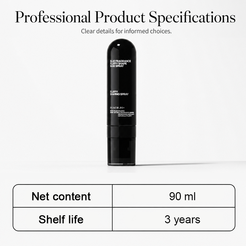 Fluffy Hair Shaping Spray – Volume-Boosting Spray with Long-Lasting Hold & Peach Scent