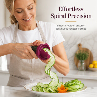 🥕✨ Manual Vegetable Spiralizer and Curler for Rose Flower Carving(3.07 × 3.07 × 2.95 in)