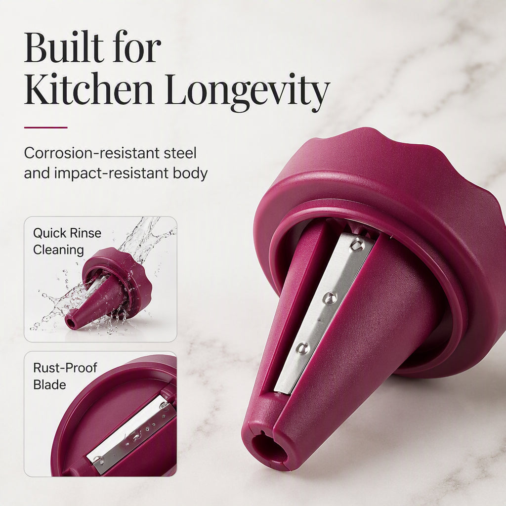 🥕✨ Manual Vegetable Spiralizer and Curler for Rose Flower Carving(3.07 × 3.07 × 2.95 in)