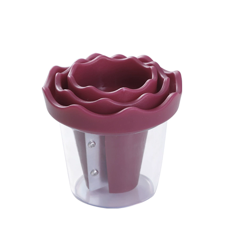 🥕✨ Manual Vegetable Spiralizer and Curler for Rose Flower Carving(3.07 × 3.07 × 2.95 in)