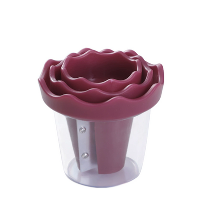 🥕✨ Manual Vegetable Spiralizer and Curler for Rose Flower Carving(3.07 × 3.07 × 2.95 in)