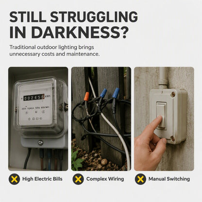 Solar-Powered Outdoor LEDs With No Mains Wiring Needed 🏡✨