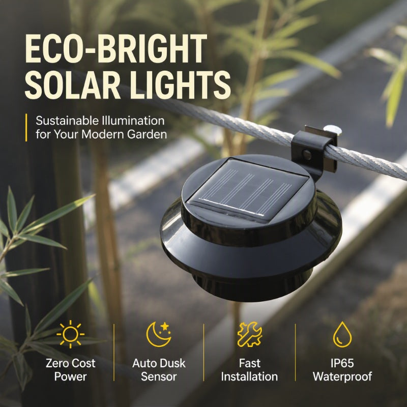 Solar-Powered Outdoor LEDs With No Mains Wiring Needed 🏡✨
