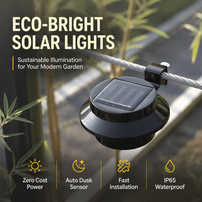 Solar-Powered Outdoor LEDs With No Mains Wiring Needed 🏡✨