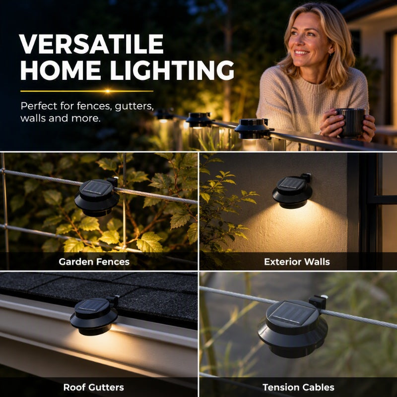 Solar-Powered Outdoor LEDs With No Mains Wiring Needed 🏡✨