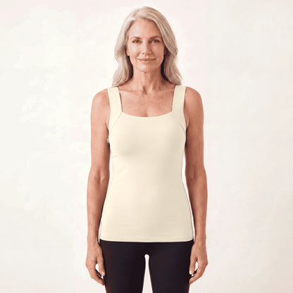 Built-in Bra Tank Top, Seamless Padded Sleeveless Top, XS-6XL