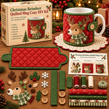 🎄 DIY Christmas Mug Cozy Sewing & Craft Kit